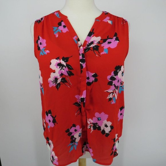 Chelsea & Theodore Womens Sleeveless Shirt Large NWT $58 - Picture 1 of 4